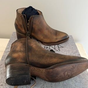 Freebird by Steven Onyx Brown Distressed Bootie